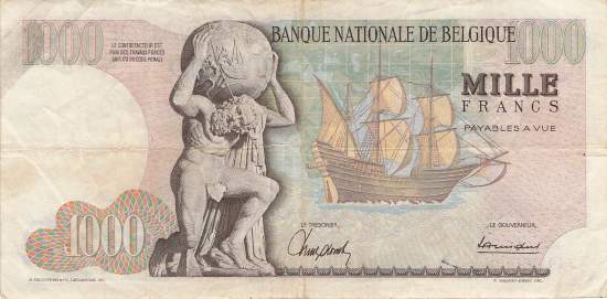 1000 Franc 1967